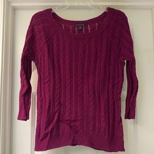 💥FLASH SALE💥 Deep fuchsia American Eagle sweater